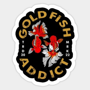 gold fish Sticker